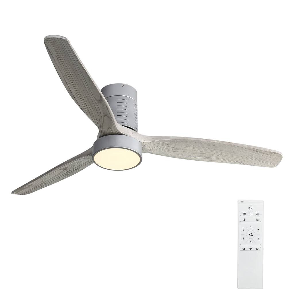 Ceiling Fan with Light Indoor Low Profile Remote Control LED - 52Inches