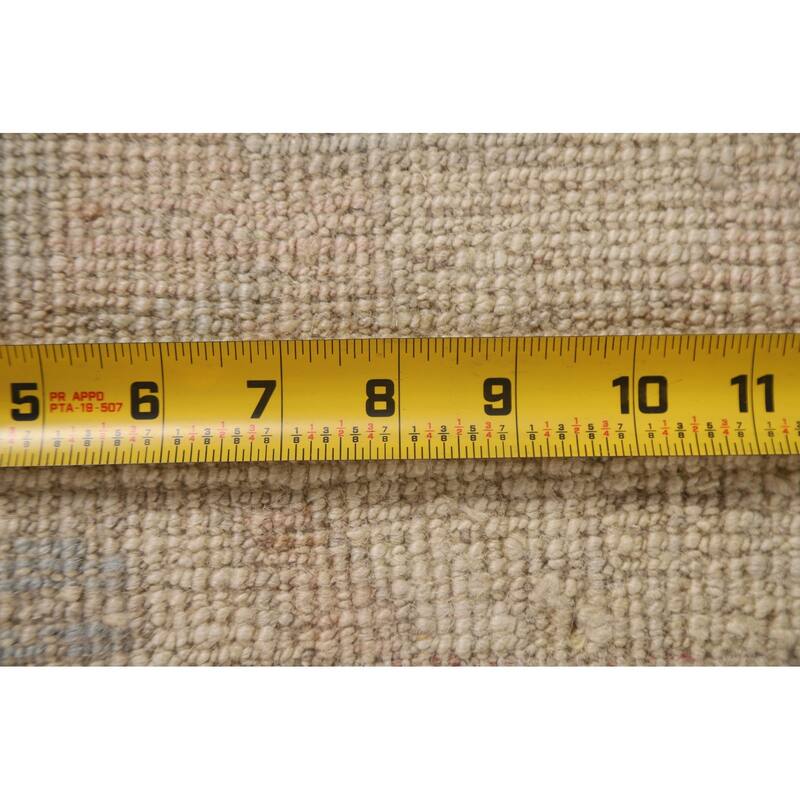 Vegetable Dye Oushak Large Area Rug Handmade Wool Carpet - 10'5"x 13'8"