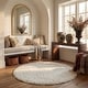 preview thumbnail 18 of 18, SAFAVIEH California Premium Shag Izat 2-inch Thick Area Rug - Silver - 5'3" Square