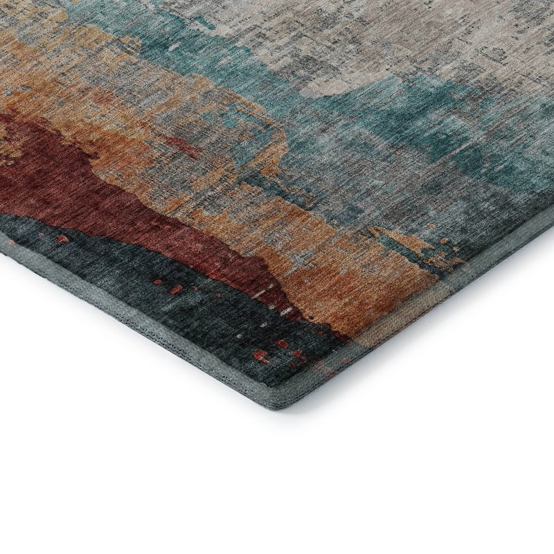 Premium Washable Super Soft Abstract Soid Mayfield Rug
