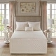 preview thumbnail 11 of 14, Madison Park Levine Cotton 4-Piece Bedspread Quilt Set with Shams and Throw Pillows