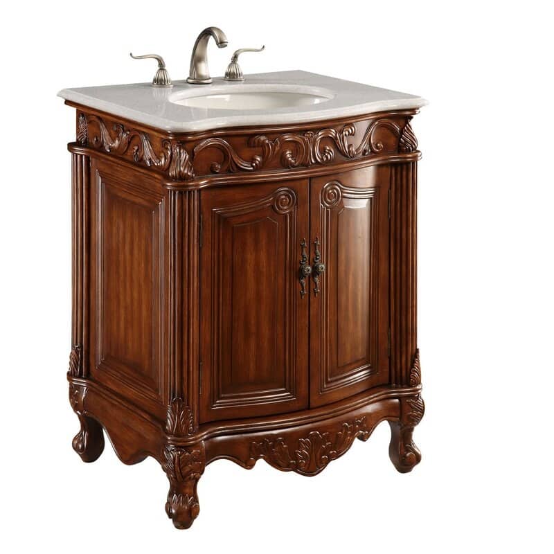 Traditional Single Bathroom Vanity Sink