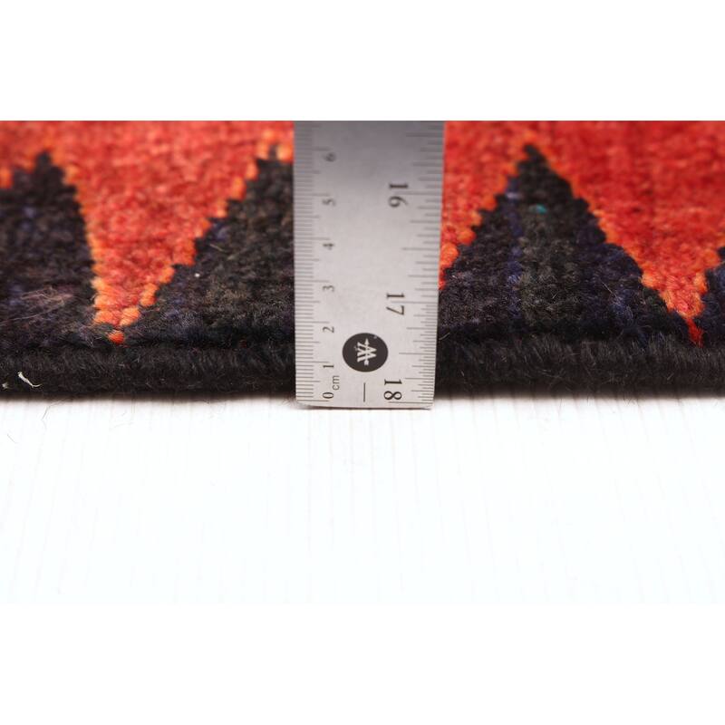 ECARPETGALLERY Hand-knotted Melis Vintage Red Wool Rug - 5'4 x 8'1