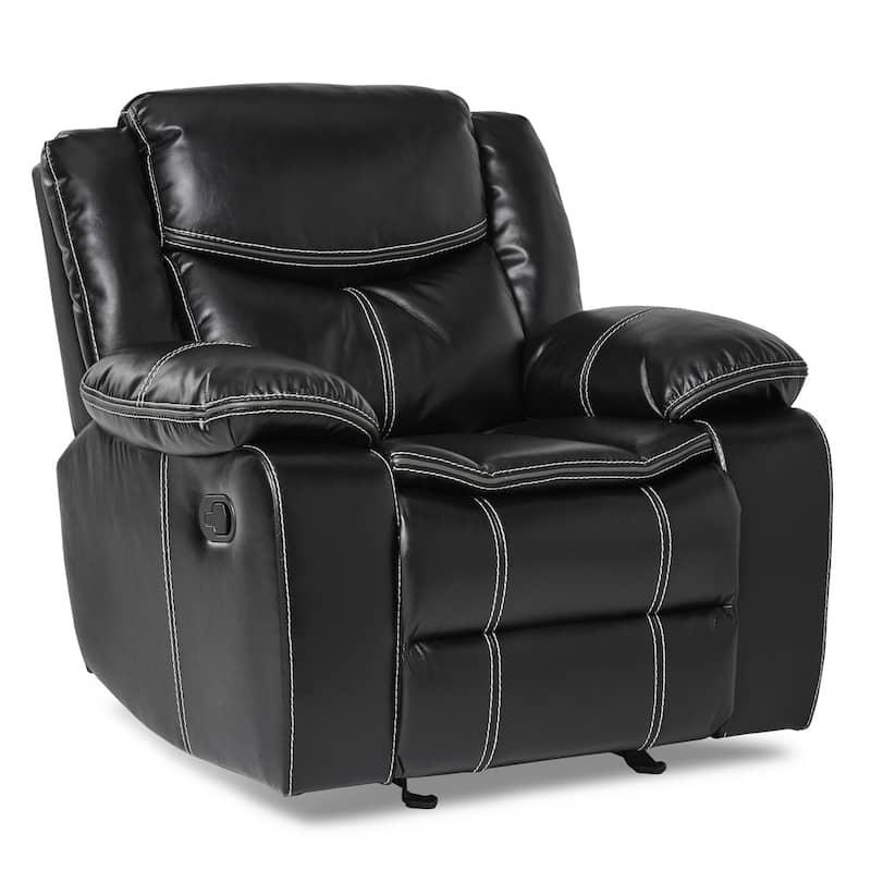Valina Black Glider Reclining Chair