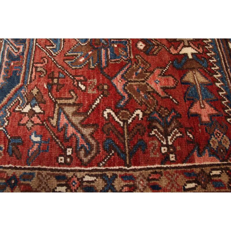 ECARPETGALLERY Hand-knotted Sarabi Light Red Wool Rug - 7'7 x 10'7