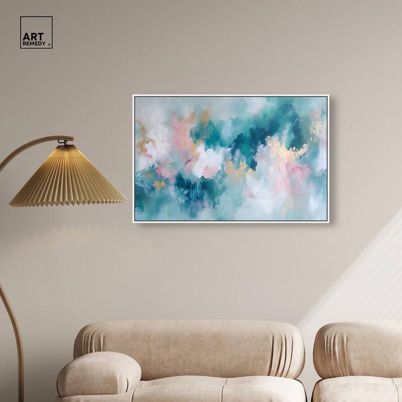 Emerald Sky Canvas by Art Remedy
