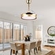 preview thumbnail 57 of 71, Bella Depot 36" Modern Retractable Ceiling Fan with Dimmable Led Light, Remote and APP Control 6-Speed Reversible DC Motor