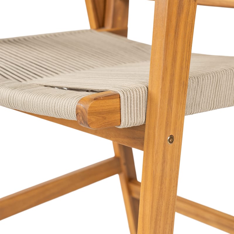 Christopher Knight Home -Samulle Patio Acacia Wood Counter Stool (Set of 2)