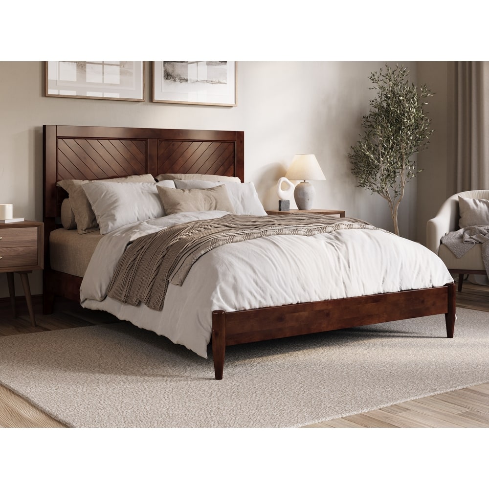 Berkshire Solid Wood Low Profile Platform Bed