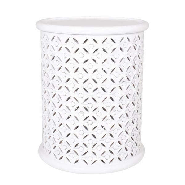 East at Main Solid Wood Handmade Accent Table with Cut-out Pattern - On ...