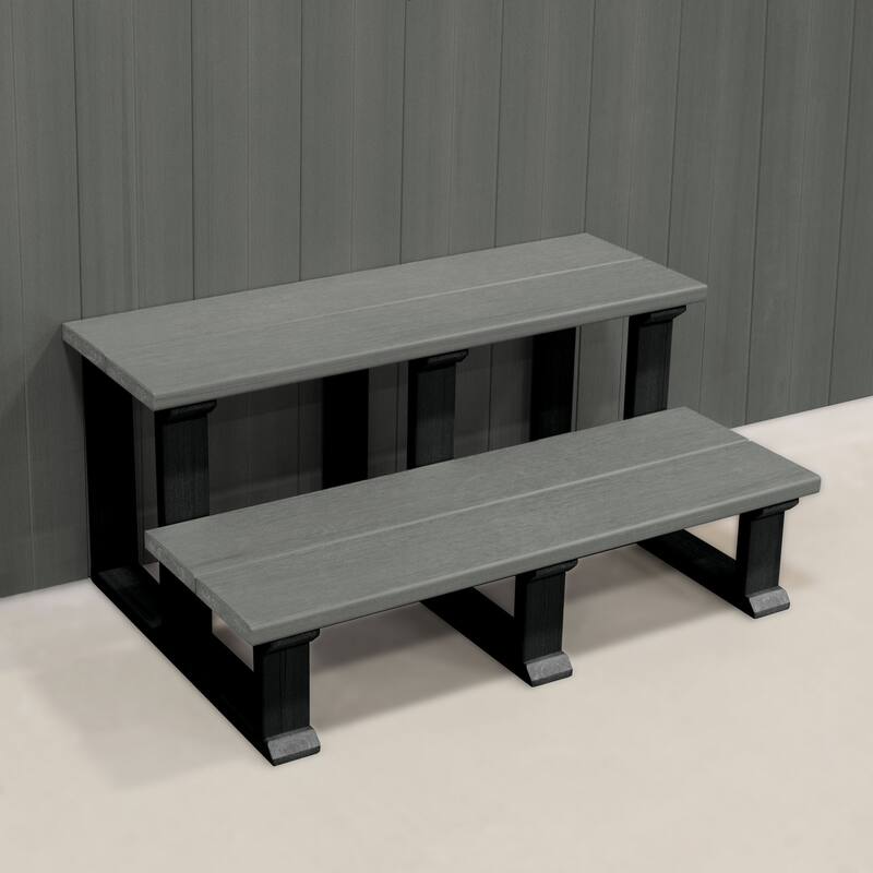 Highwood Eco-Friendly Hot Tub Spa Two Tier Steps 32"