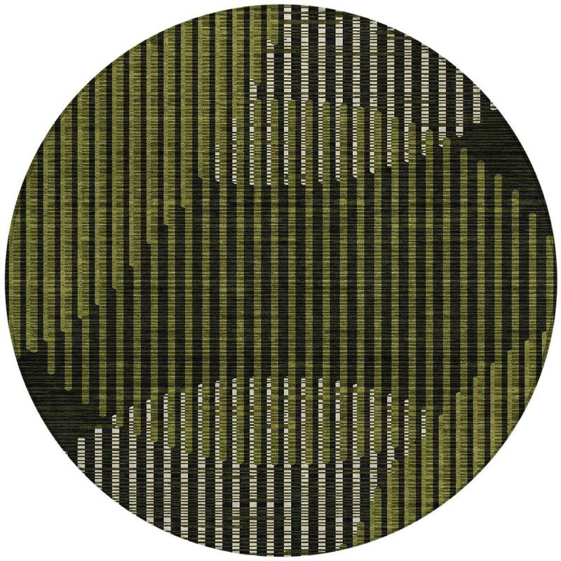 HomeRoots Geometric Transitional Rectangle Outdoor Rug