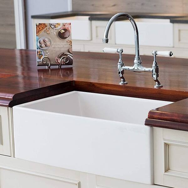 Shop 30 Inch White Ceramic Sink Overstock 32187855