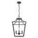 preview thumbnail 4 of 21, Hunter 15" Laurel Ridge 4-Light Lantern Pendant - Kitchen Island, Dining Room, Entry - Candle, Modern Farmhouse, Industrial