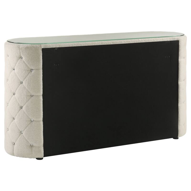 Sonya 6-drawer Upholstered Bedroom Dresser Ivory