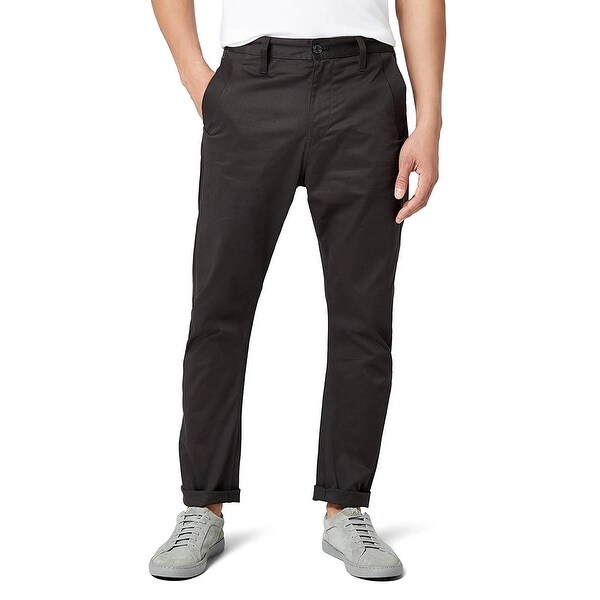 Shop G Star Raw Men's Bronson Tapered Chino, Raven, 33x34 Shop G Star Raw Men's Bronson Tapered Chino, Raven, 33x34