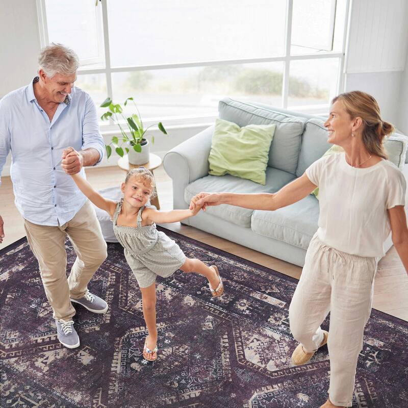 Abstract Area Rug - 10' Square