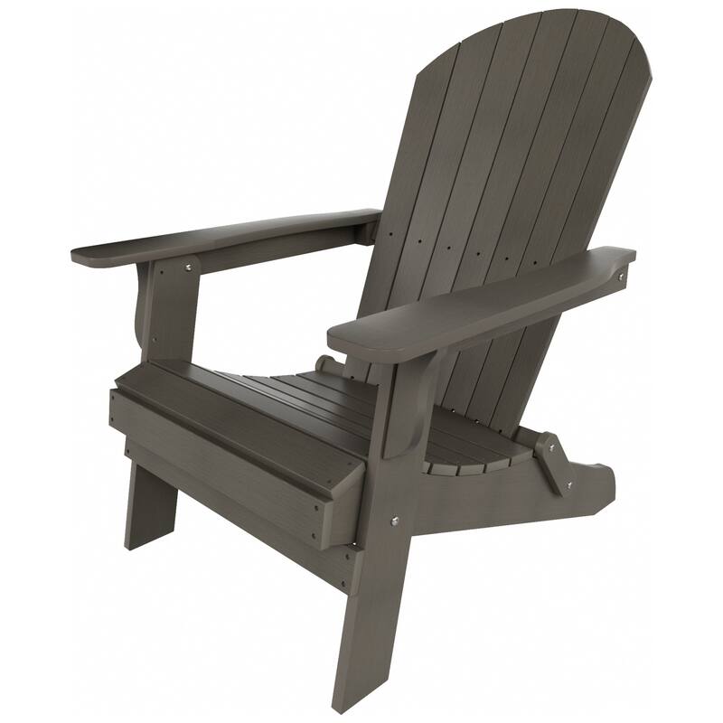 Vineyard HIPS Outdoor Folding Eco-Friendly All Weather Seashell Adirondack Chair