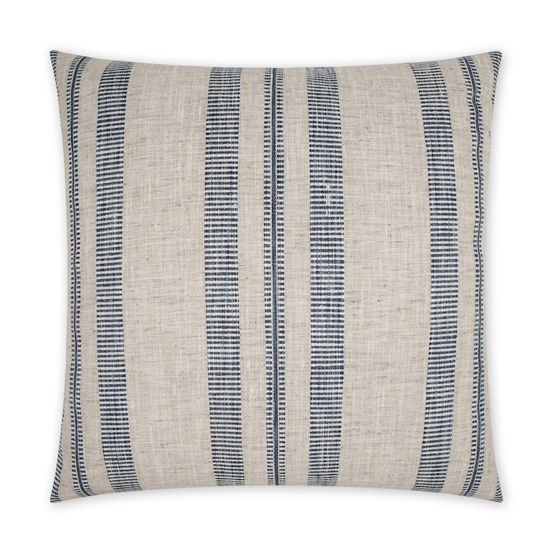 Double Issue Indigo Decorative Throw Pillow