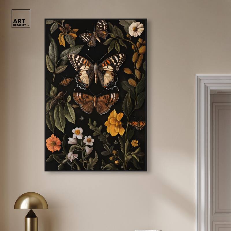 Winged Visitors I Canvas by Art Remedy