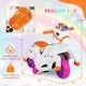 preview thumbnail 33 of 38, Costway 12V Kids Ride on Unicorn Toy with Training Wheels Music - See Details