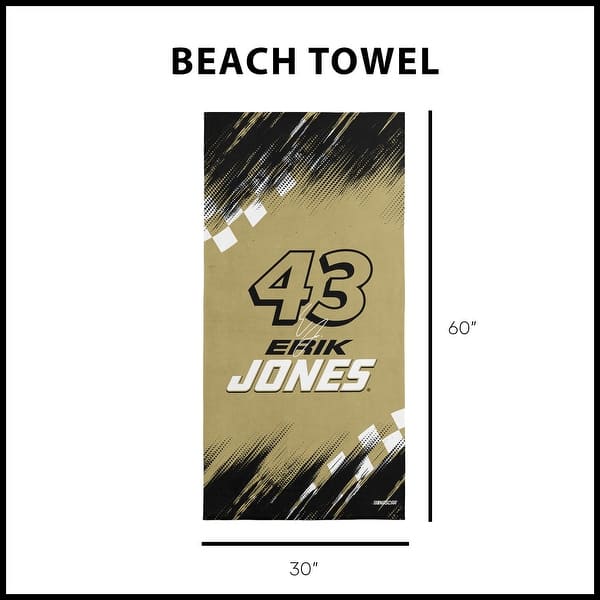 dimension image slide 1 of 19, NASCAR Simple Speed Beach Towel