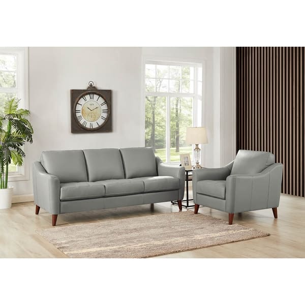 Hydeline Ersa Top Grain Leather Sofa and Chair Set Bed Bath & Beyond