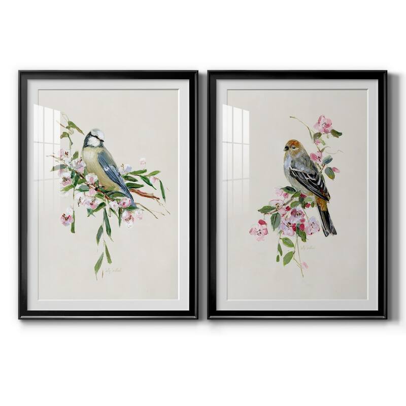 Spring Song Blue Bird Premium Framed Print - Ready to Hang