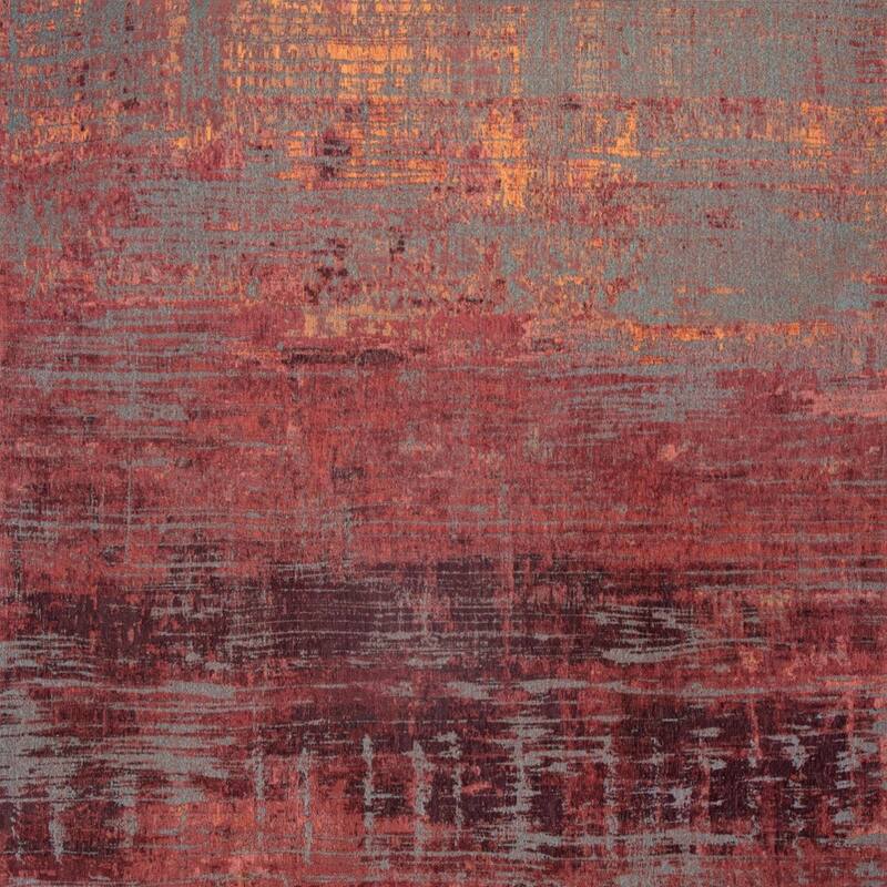 Hewub Abstract Modern Non Skid Woven Area Rug By HomeRoots - 96' X '31' X '0.12