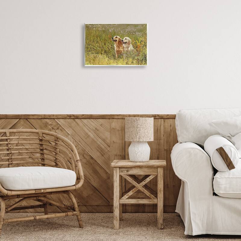 Stupell Happy Dogs Field Day Wall Plaque Art Design By Sueellen Ross