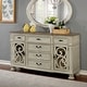 preview thumbnail 1 of 6, The Gray Barn Caelum Farmhouse 60-inch Antique White 6-drawer Server Antique White