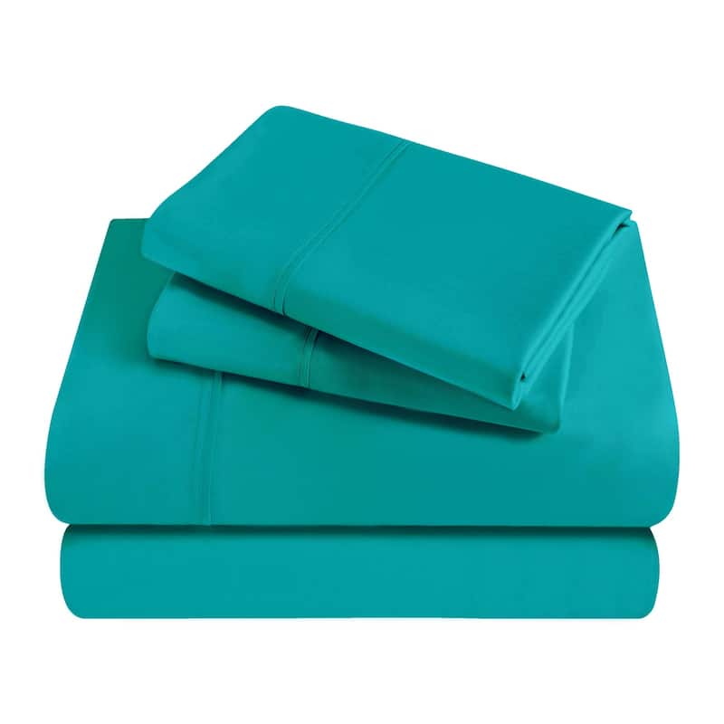 Superior Egyptian Cotton 300 Thread Count Solid Deep Pocket Sheet Set