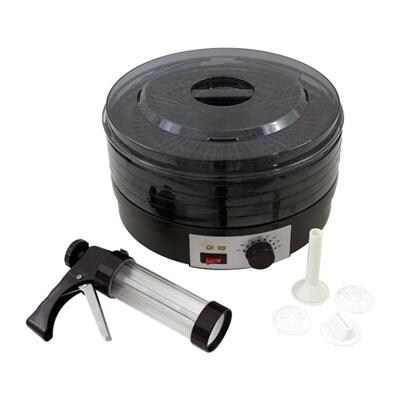 The Metal Ware Corp Dd45jc Chard 4 Tray Food Dehydrator With Jerky Gun Kit