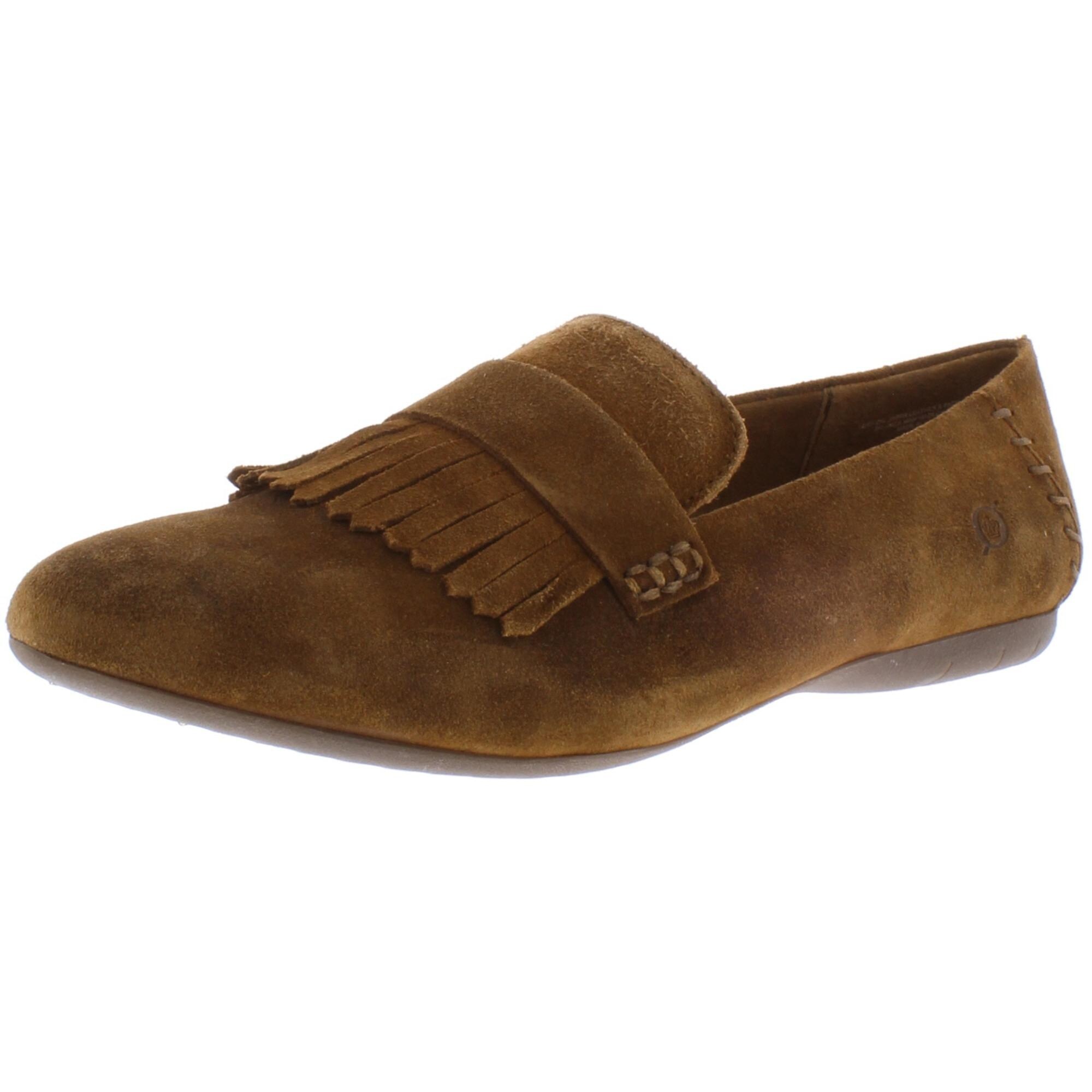 born leather loafers