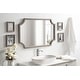 preview thumbnail 42 of 134, Kate and Laurel Hogan Scalloped Wood Framed Mirror