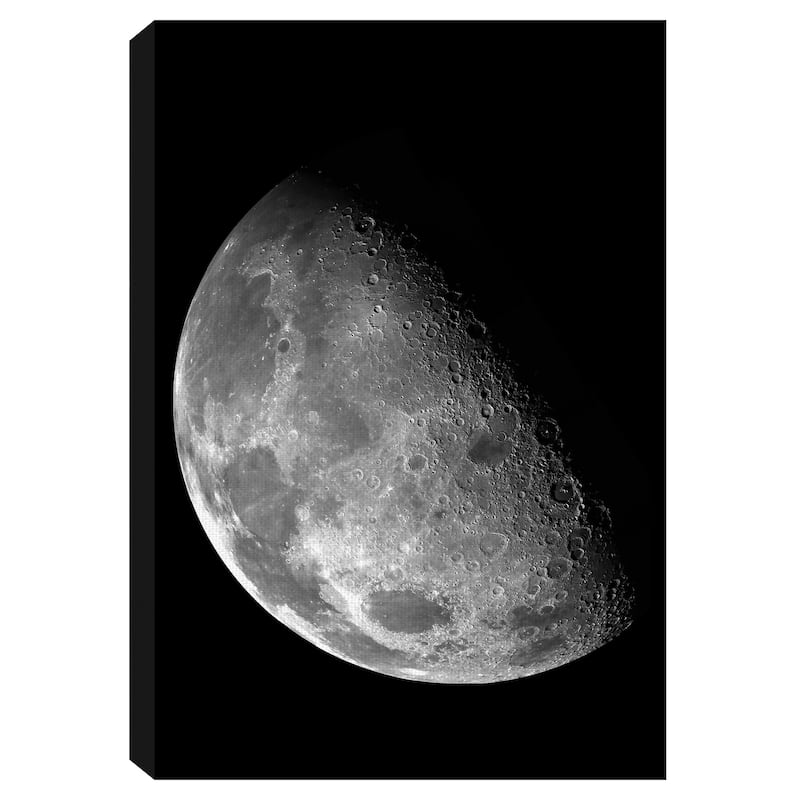 Moon Study by NS Canvas Art Print