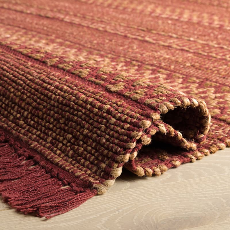 SAFAVIEH Hand-Woven Natural Fiber Ingebjorg Bohemian & Eclectic Cotton Rug