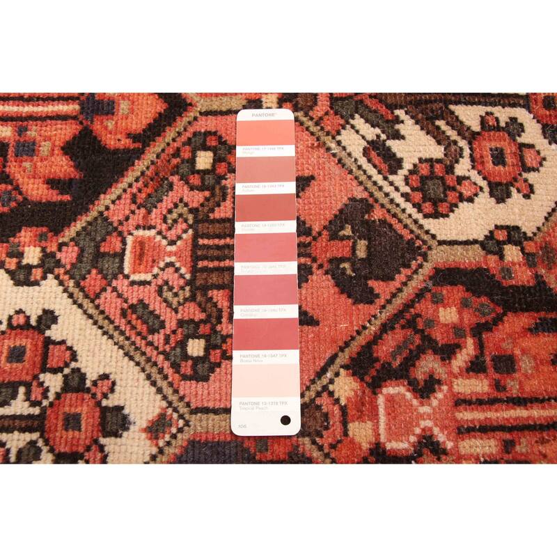 ECARPETGALLERY Hand-knotted Kayseri Vintage Dark Copper Wool Rug - 5'7 x 8'8