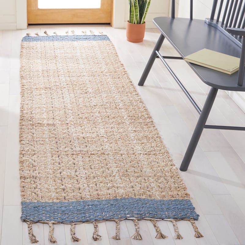 SAFAVIEH Handmade Cape Cod Senada Jute Tassel Rug