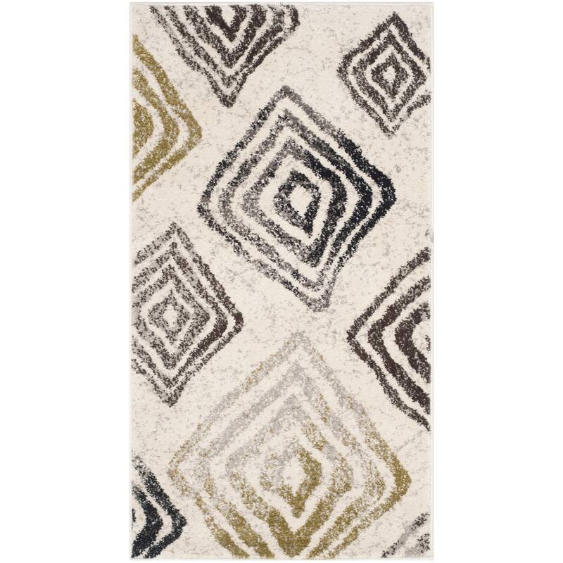 SAFAVIEH Porcello Hvonn Modern Rug - 2' x 3'7" - Ivory/Brown
