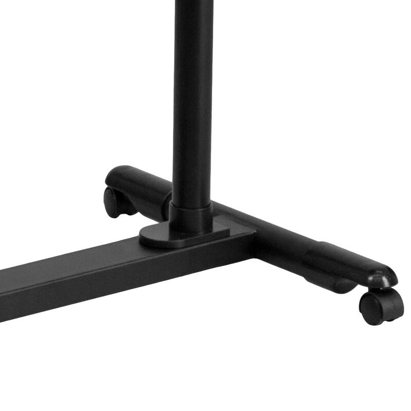 Adjustable Height Steel Mobile Computer Desk