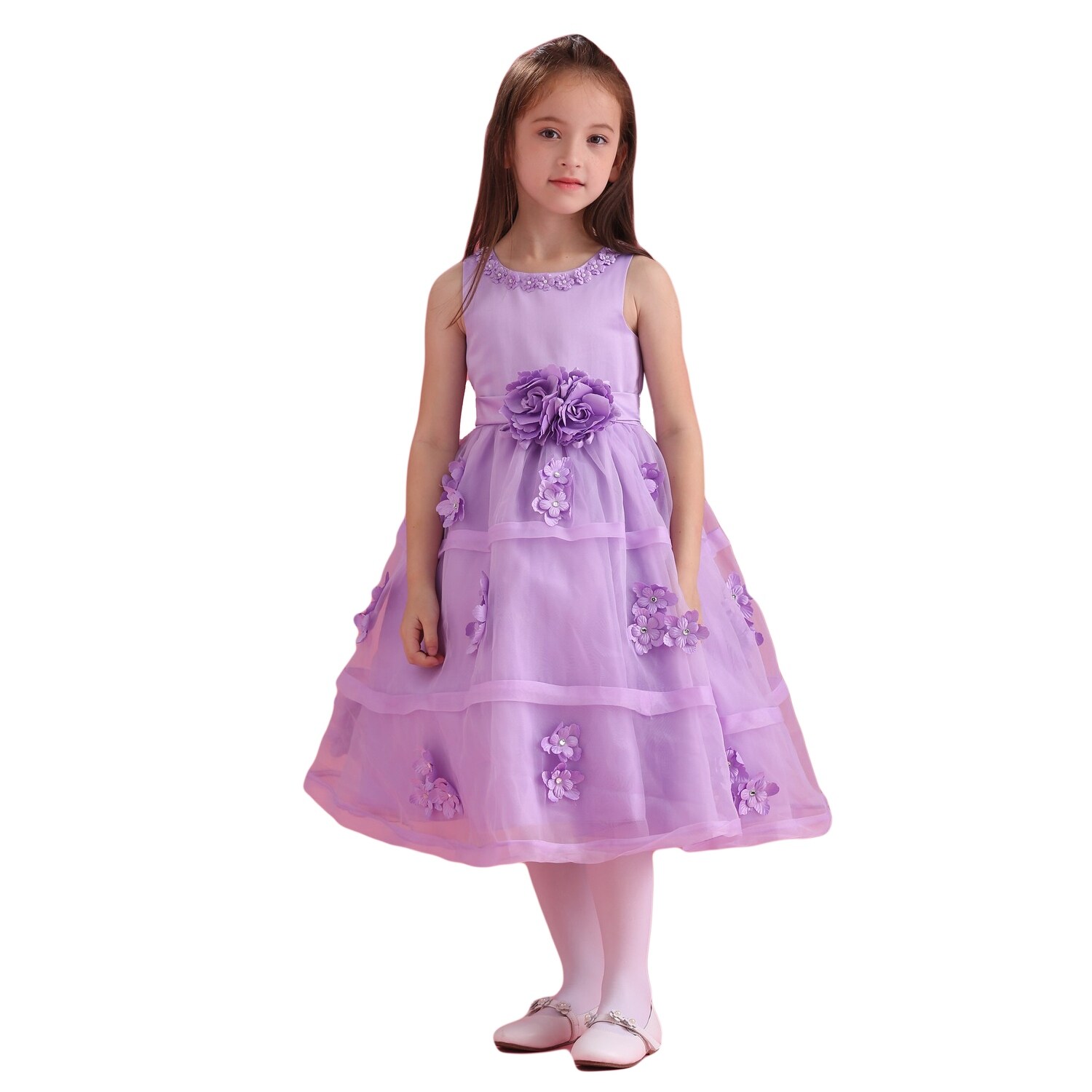 lilac child bridesmaid dresses