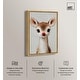 preview thumbnail 2 of 5, Baby Rudolph Christmas Wall Decor Canvas Print by Art Remedy