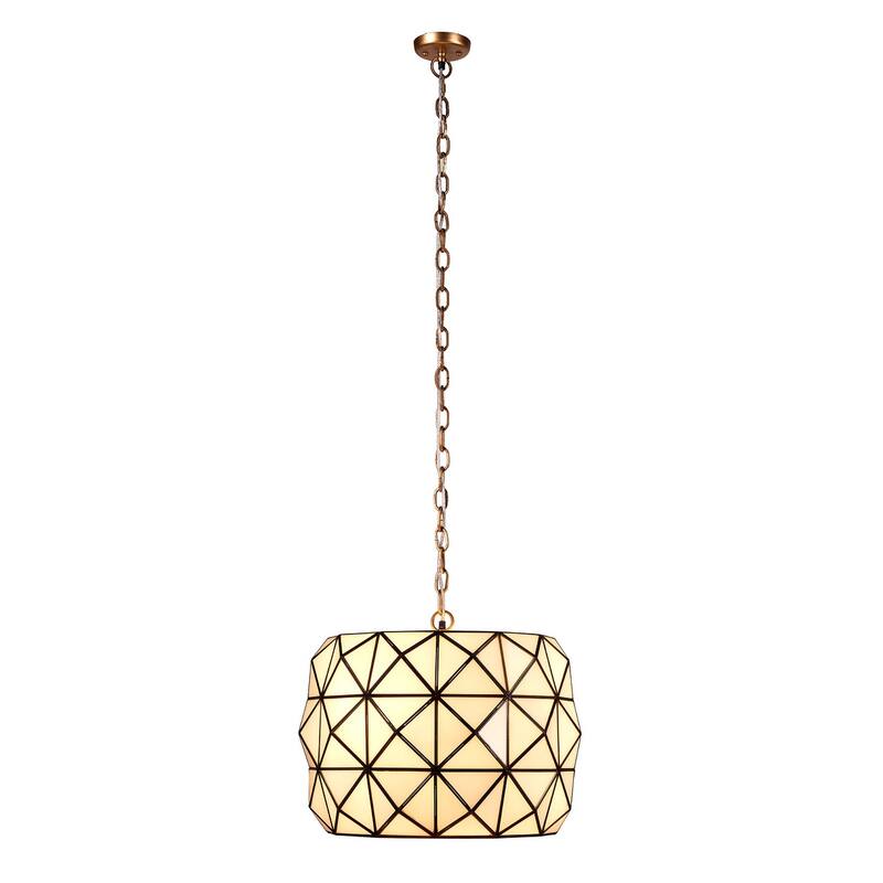 Jamie Young Hollywood 1-Light Glass and Metal Pendant - 60 Watts Each, 180 Max Total Wattage, Volts 120