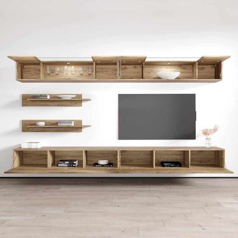 Fly I3 30TV Wall Mounted Floating Modern Entertainment Center