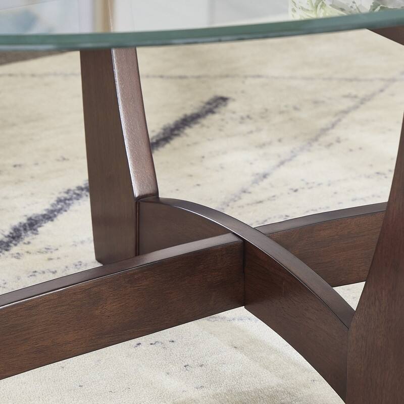 Tempered Glass Coffee Tables - Modern Minimalist Center Tables for Living Room, Office & Apartment