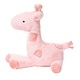 preview thumbnail 3 of 4, Lambs & Ivy Snuggle Jungle Pink Giraffe Plush Stuffed Animal Toy - Snuggles