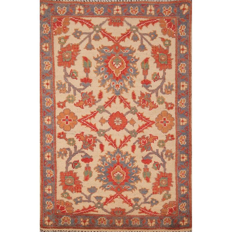 Kazak Oriental Accent Rug Handmade Wool Carpet - 2'0" x 3'0"