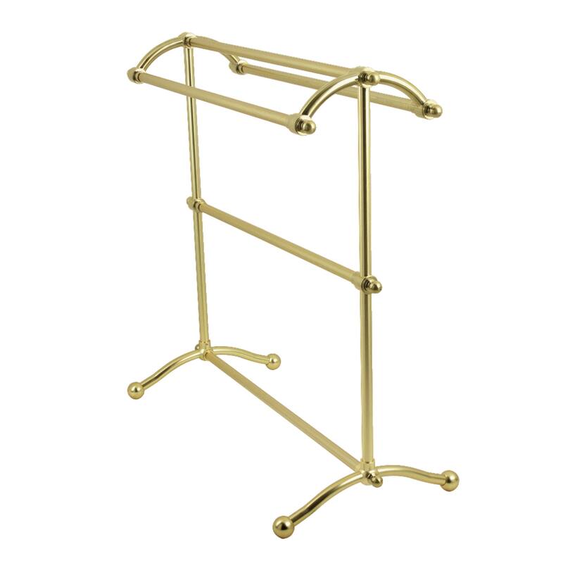 Kingston Brass Edenscape Freestanding Towel Rack - Brushed Brass