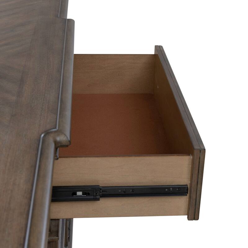 Liberty Furniture Carlisle Court Chestnut Finish Bedroom Dresser and Mirror